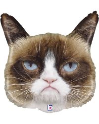 35532_Шар_(28_71_см)_Фигура_Сердитая_кошка_1_шт